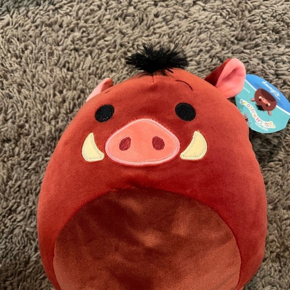 Disney Squishmallows Pumbaa Plush Toy - Brown - Picture 2 of 2